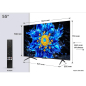 Televizor TCL 55P8L/QLED-Mini LED/55"/4K UHD/144Hz/Google TV/crna