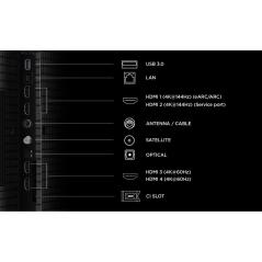 Televizor TCL 65P8L/QLED-Mini LED/65"/4K UHD/144Hz/Google TV/crna