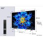 Televizor TCL 65P8L/QLED-Mini LED/65"/4K UHD/144Hz/Google TV/crna