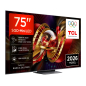 Televizor TCL 75C8L/LED/75"/4K UHD/144Hz/Google TV/crna