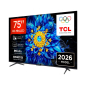 Televizor TCL 75P8L/QLED-Mini LED/75"/4K UHD/144Hz/Google TV/crna
