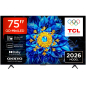 Televizor TCL 75P8L/QLED-Mini LED/75"/4K UHD/144Hz/Google TV/crna