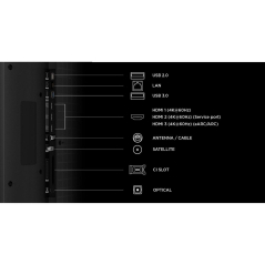 Televizor TCL 85P7L/QLED/85"/4K UHD/60Hz/Google TV/crna