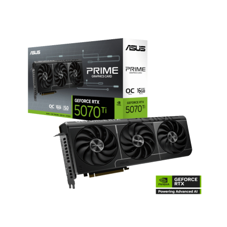 Graficke karte ASUS PRIME-RTX5070TI-O16G NVD/16GB/GDDR7/256bit/crna