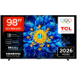 Televizor TCL 98P8L/QLED-Mini LED/98"/4K UHD/144Hz/Google TV/crna