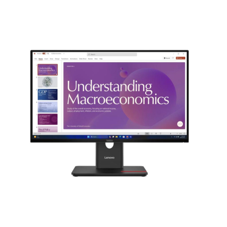 Monitor LENOVO ThinkVision T24D-40 23.8"/IPS/1920x1080/120Hz/4ms/USB-C PD 100W,USB-C PD 15W, 3xUSB-A