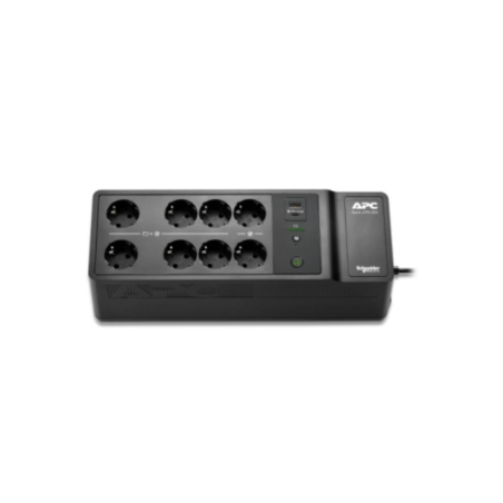 APC Back-UPS 850VA, 230V, USB Type-C and A charging ports, 8 Schuko CEE 7 outlets (2 surge)
