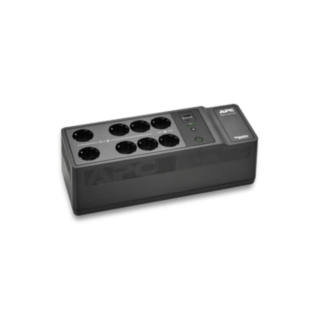 APC Back-UPS 850VA, 230V, USB Type-C and A charging ports, 8 Schuko CEE 7 outlets (2 surge)