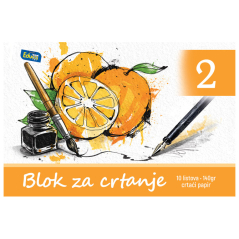 Blok za crtanje B-2 10L (140g Aquarell) Educa 62353