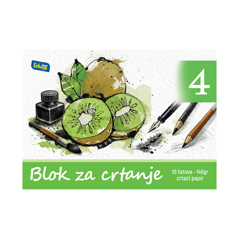 Blok za crtanje B-4 10L (140g Aquarell) Educa 62355