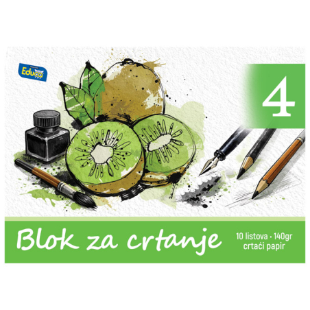 Blok za crtanje B-4 10L (140g Aquarell) Educa 62355