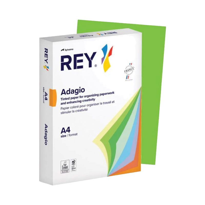 Papir Copy Rey Adagio A4 80g pk500 Sylvamo 52 zeleni verde (deep green)