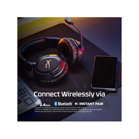 Slušalice HYPERX Cloud Flight 2 WL BK GAM HS/crna