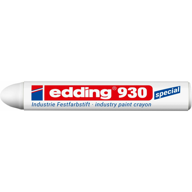 Industrijska kreda za označavanje E-930 17,5mm Edding bela