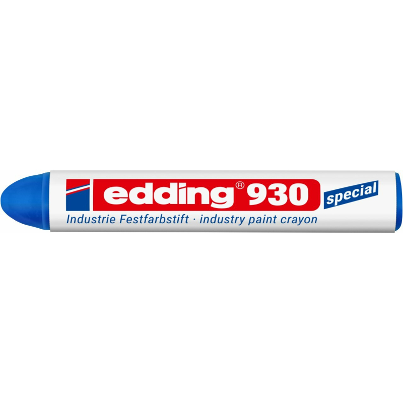 Industrijska kreda za označavanje E-930 17,5mm Edding plava