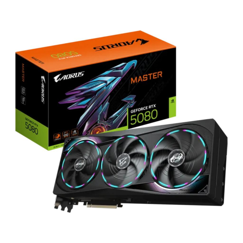 Graficka karta GIGABYTE GV-N5080AORUS M-16GD NVD/16GB/GDDR7/256bit/crna