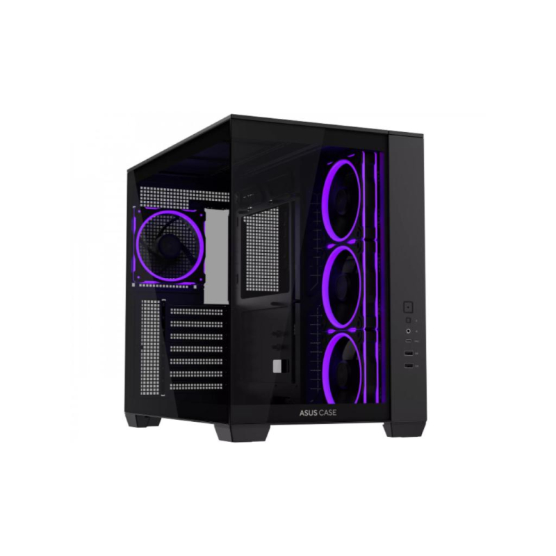 Kucište ASUS A32 PLUS TG ARGB Midi Tower/ATX/Micro ATX/Mini ITX/bez napajanja/crna