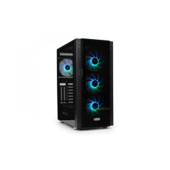Kucište UGD Nexus 3517 Midi Tower/ATX/Micro-ATX/DTX/Mini-ITX/kaljeno staklo/bez napajanja/crna