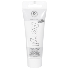 Boja akrilna H&P 75ml pvc tuba CMP 420TA75100N bela (white) blister