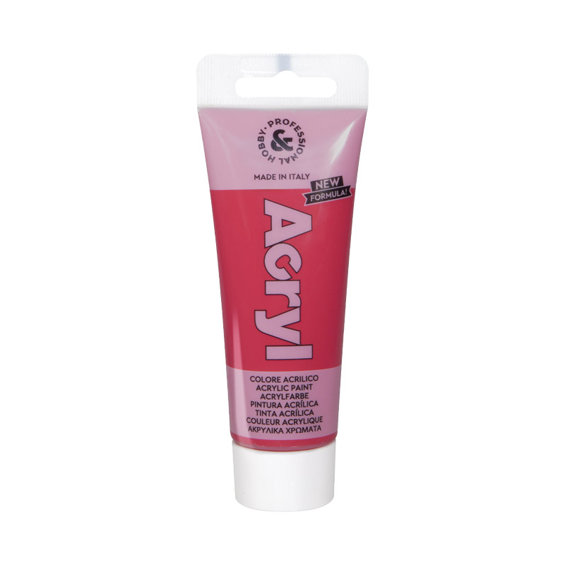 Boja akrilna H&P 75ml pvc tuba CMP 420TA75301N tamno roze (magenta) blister