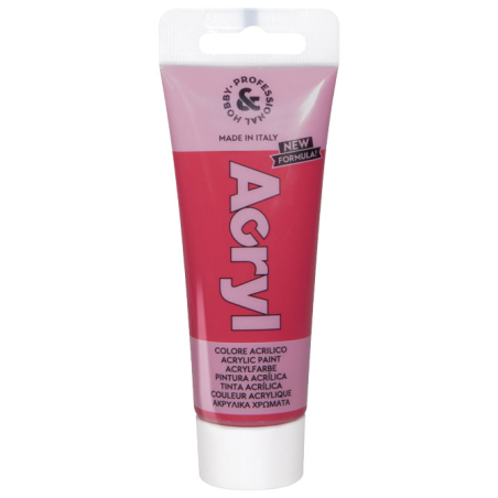 Boja akrilna H&P 75ml pvc tuba CMP 420TA75301N tamno roze (magenta) blister