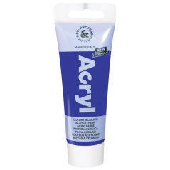 Boja akrilna H&P 75ml pvc tuba CMP 420TA75500N ultramarin plava (ultramarine blue) blister
