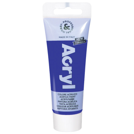 Boja akrilna H&P 75ml pvc tuba CMP 420TA75500N ultramarin plava (ultramarine blue) blister