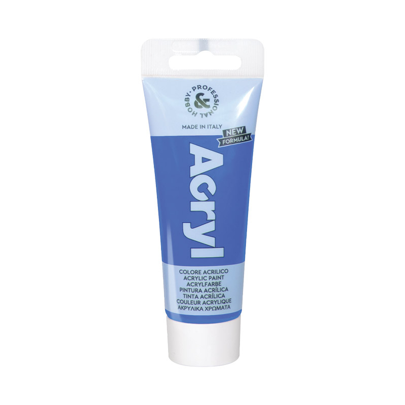 Boja akrilna H&P 75ml pvc tuba CMP 420TA75540N plava (cobalt) blister