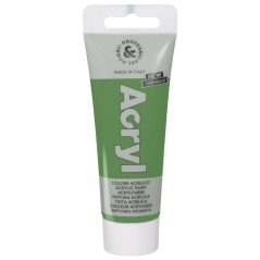 Boja akrilna H&P 75ml pvc tuba CMP 420TA75665N maslinasto zelena (olive green) blister