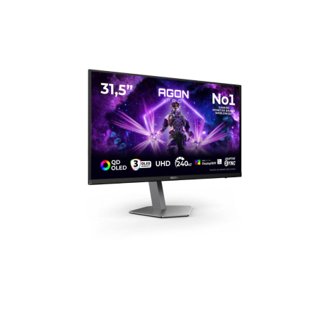 Monitor AOC AG326UZD2 31.5"/OLED/3840x2160/240Hz/0.03ms GtG/HDMIx2,DP,USB-C/G-sync/Pivot/visina/crna