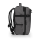 Ranac putni za low cost sa 2 odeljka 30x40x20/24 cm 24/28,8l - 0,62kg Vancouver Gabol siva