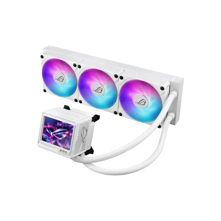 Kuler za CPU ASUS ROG RYUJIN III 360 EXTREME WHT/3x120mm/ARGB/3.5" LCD/vodeno hladenje/bela