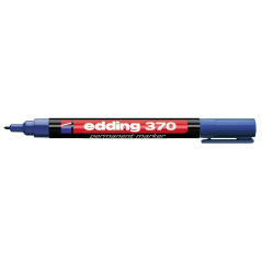 Marker permanent E-370 1mm, tanji zaobljeni, pak. sa 10 kom. Edding plava