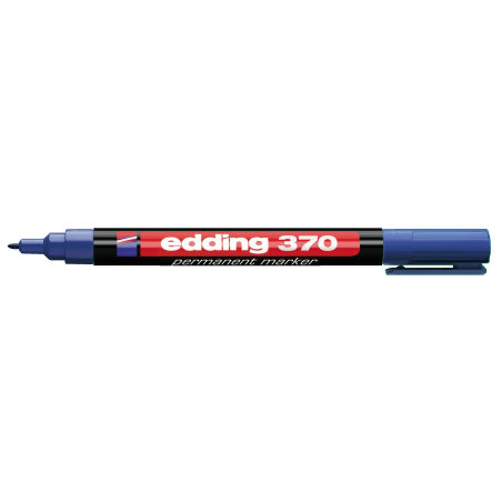 Marker permanent E-370 1mm, tanji zaobljeni, pak. sa 10 kom. Edding plava