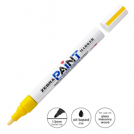 Paint marker Zebra Yellow 51015