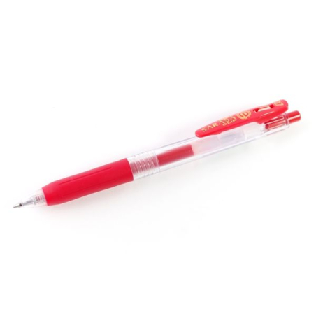 Roler gel Zebra SARASA GEL CLIP 0,7 Red/Red Gel Ink TC BT 14323/ 4901681143238