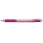 Hemijska olovka Zebra Clip On Slim 4C 0,7 Pastel Pink (4 boje u jednom telu, crna+plava+zelena+crvena) 45977/ 4901681459773/