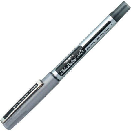 Microliner Zebra Pen DX5 BE-a 0,5 Silver/black / 16071Z / 4901681104116