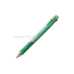 Hemijska olovka Zebra Clip On Slim 4C 0,7 Pastel Green (4 boje u jednom telu, crna+plava+zelena+crvena) 45974/ 4901681459742