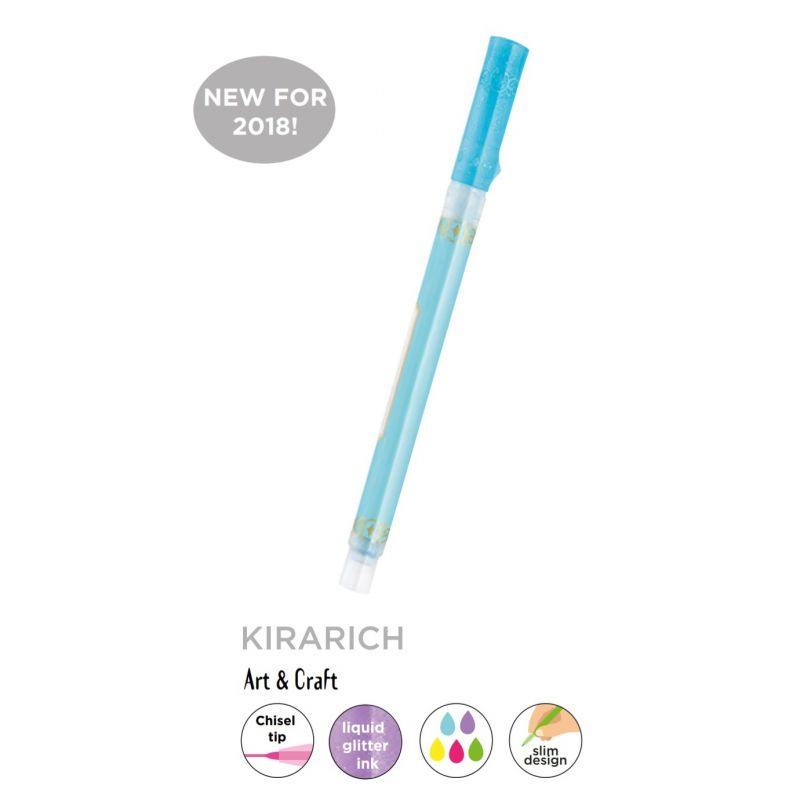 Text marker - signir Zebra Kirarich Plavi sa sjajem - gliterom 41592   4901681415922