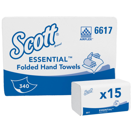 Papirni ubrus za ruke Kimberly Clark 6617- SCOTT Xtra 340/1